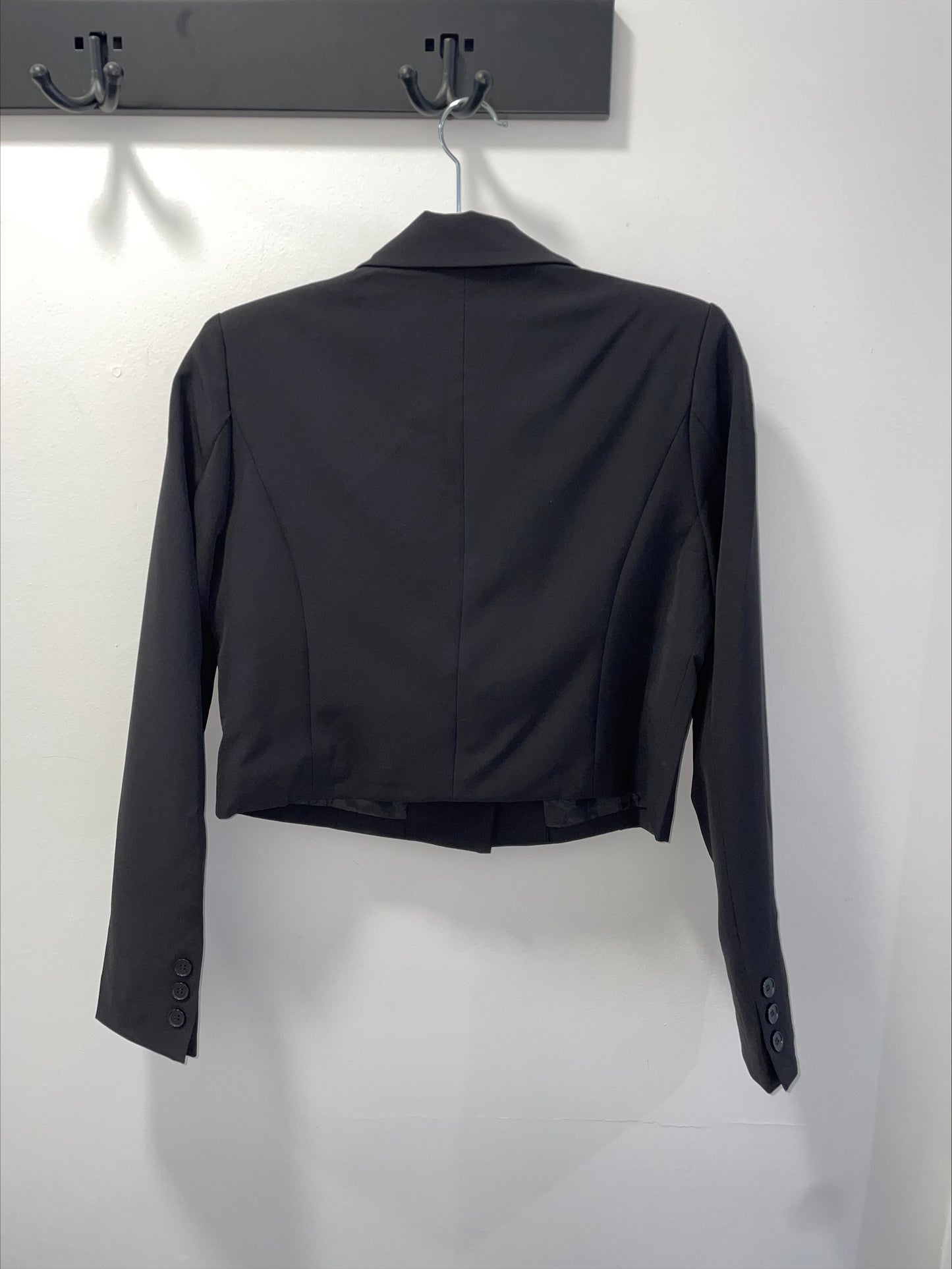 Cropped Blazer - Black