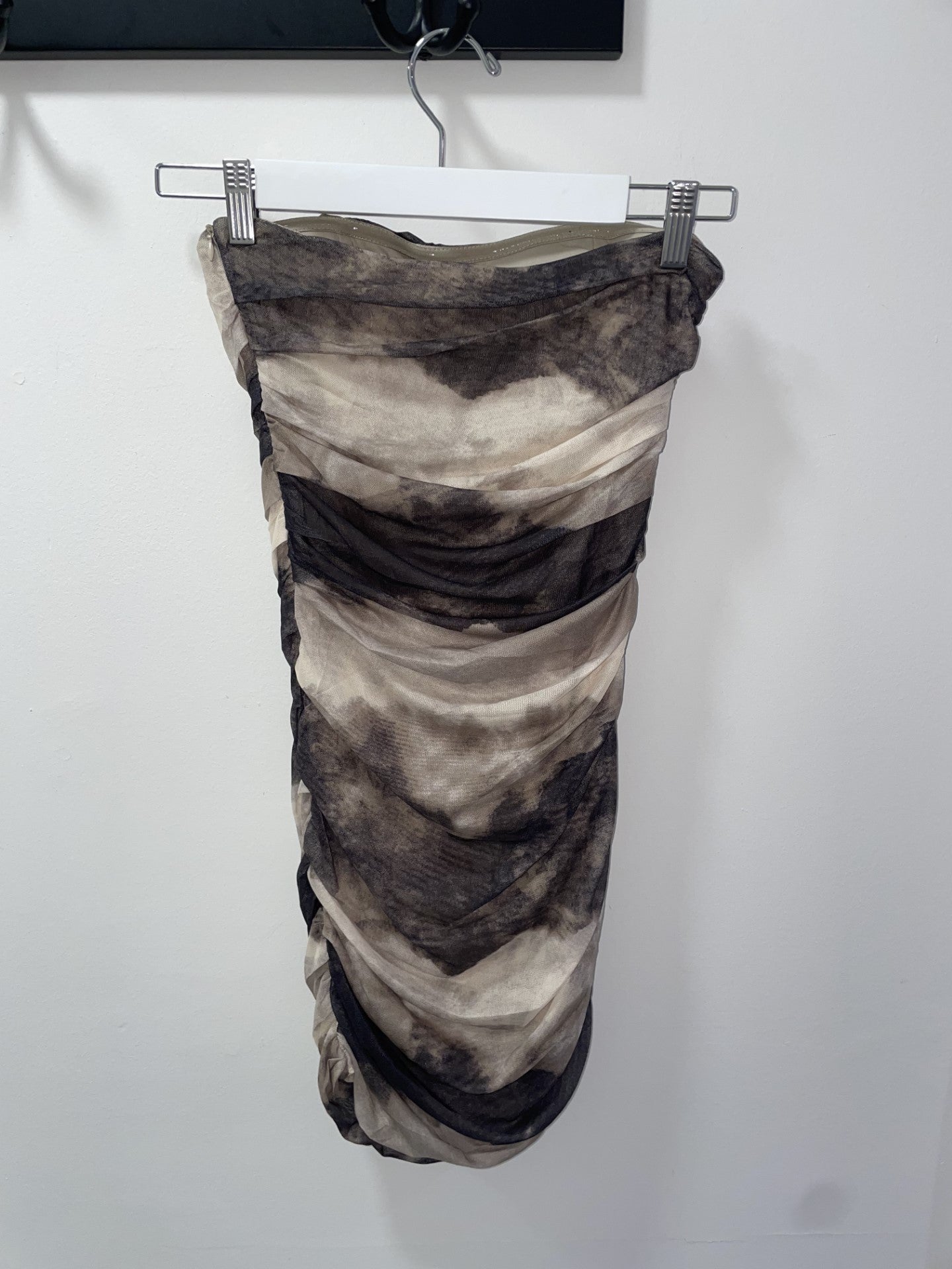 Black Watercolour Mini Dress