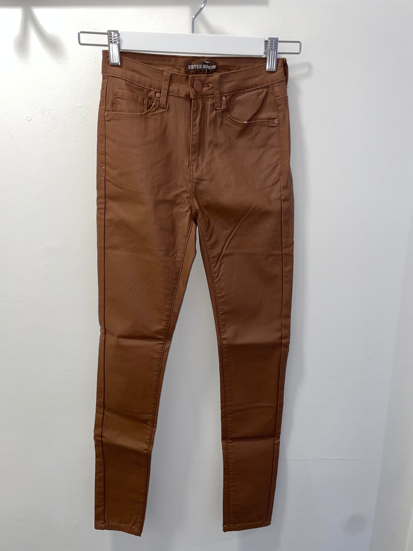 Leather Trousers - Brown