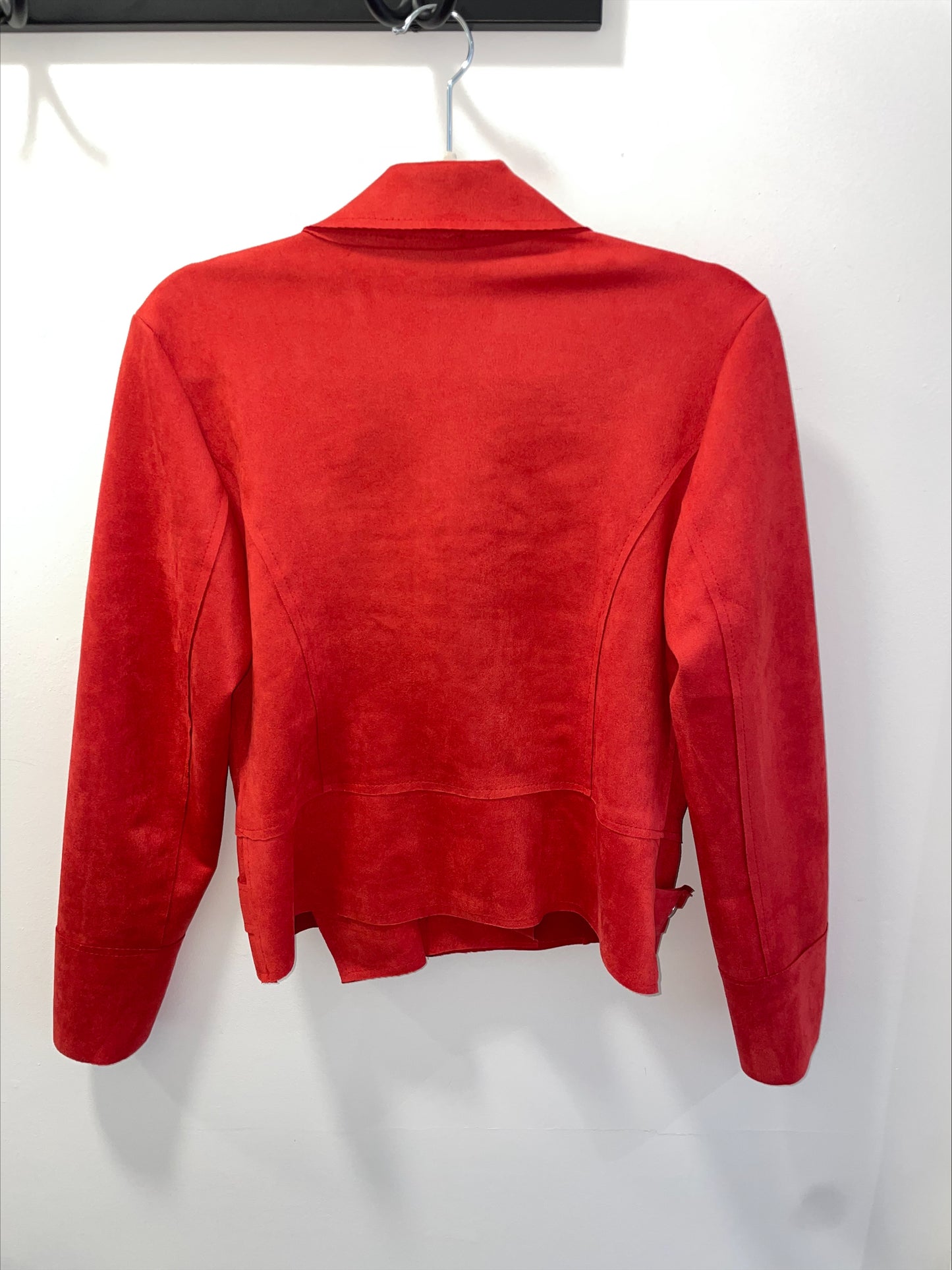 Suede Jacket - Red