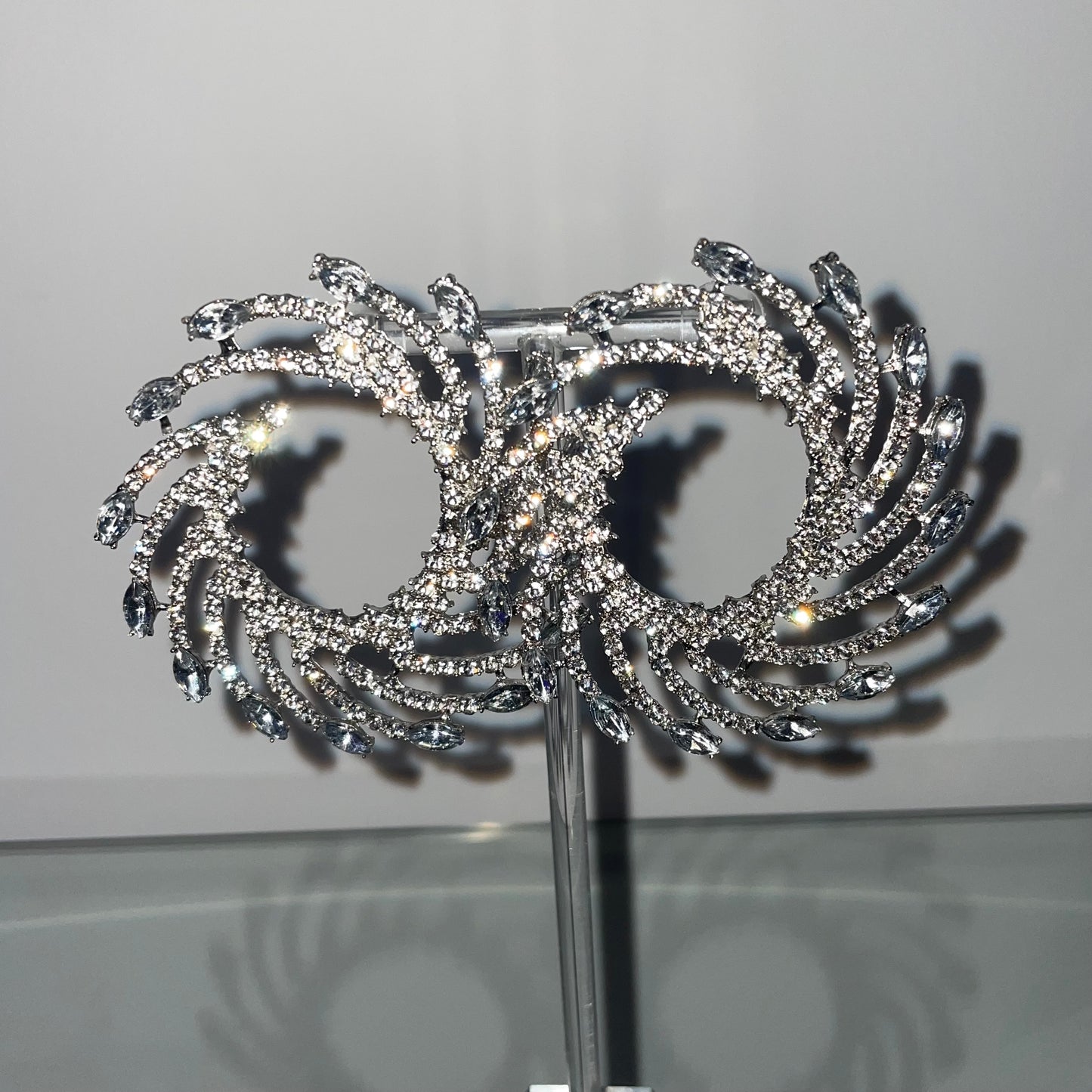 Silver Starburst Earrings
