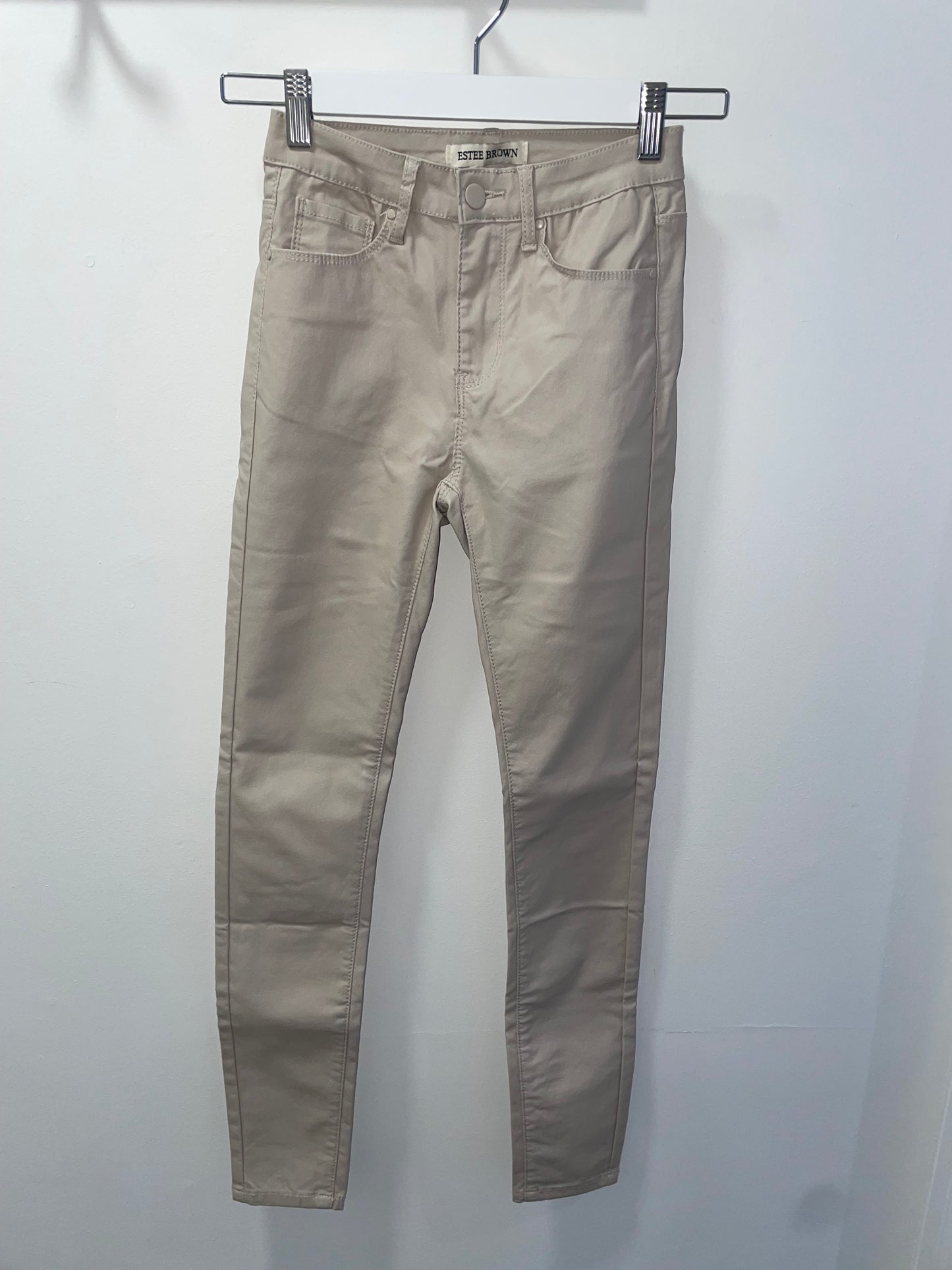 Leather Trousers - Stone