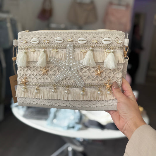 Starfish Embellished Bag