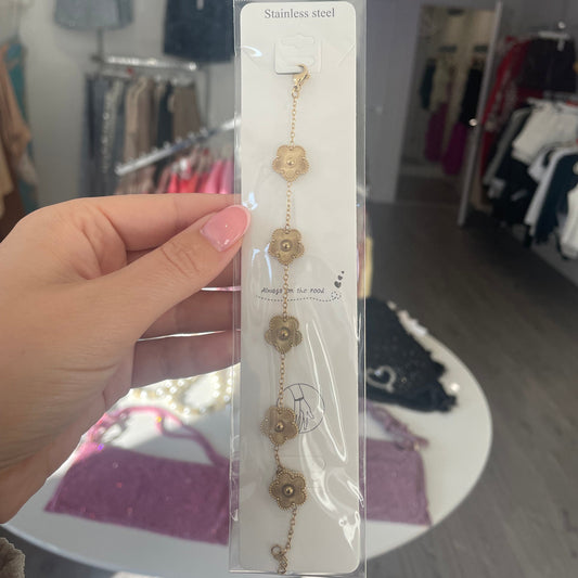 Clover Bracelet- Gold