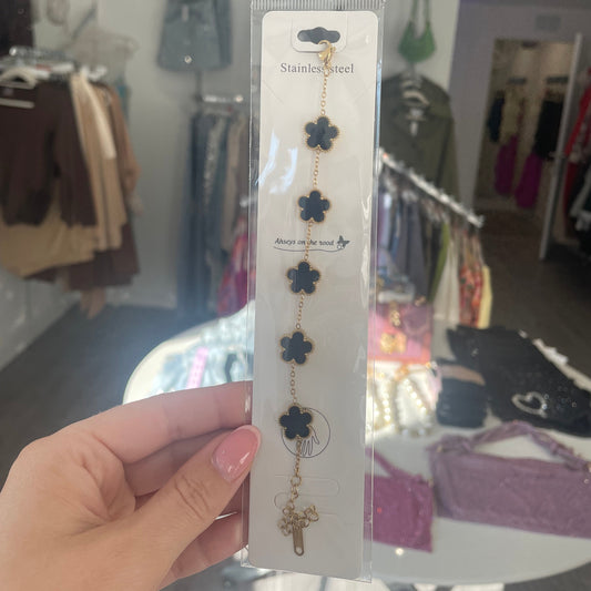 Clover Bracelet- Black