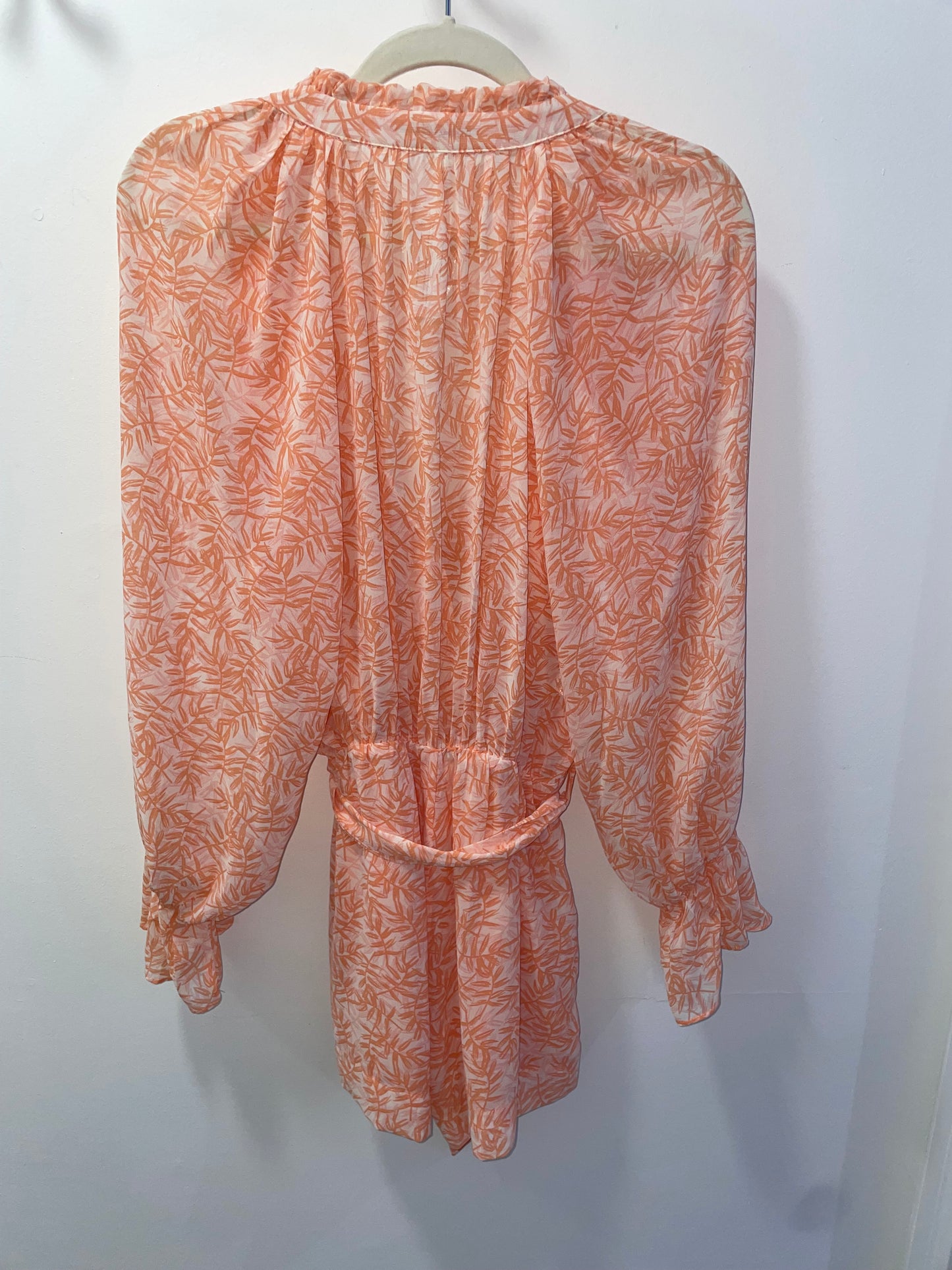 Chiffon Playsuit - Orange